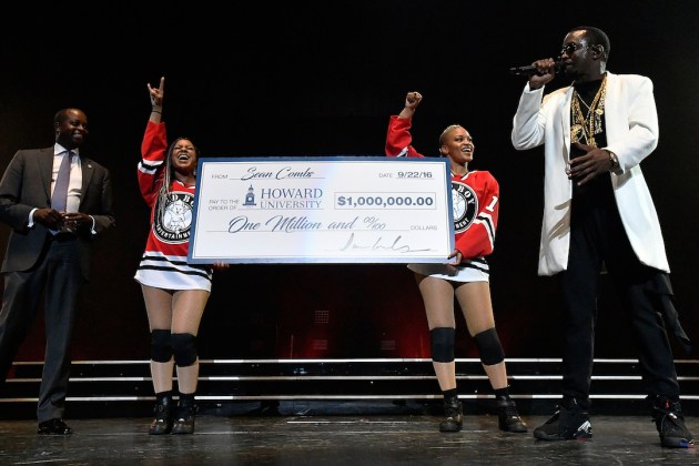 Diddy Opens Scholarship Fund At Howard