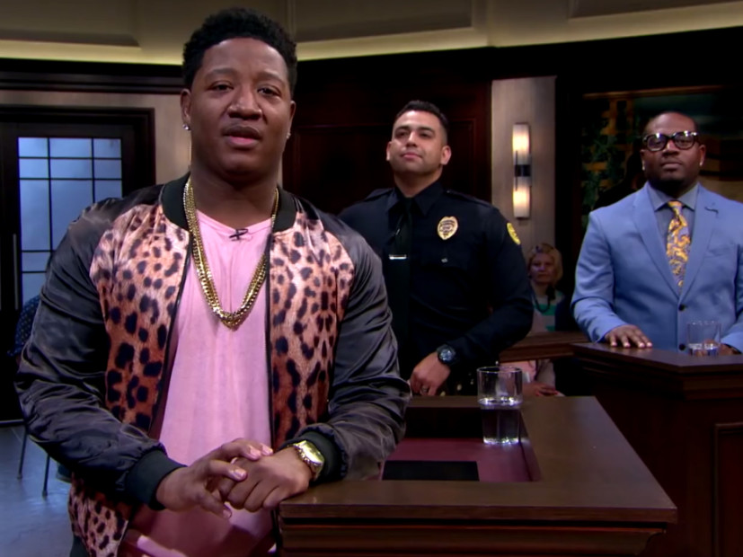 YUNG JOC TAKES HIS BOOKING MANAGER TO SEE JUDGE FAITH JENKINS SHOW!