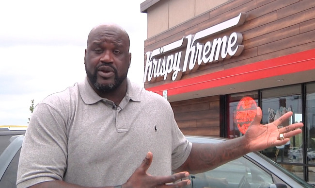 Shaquille O'Neal Buys Krispy Kreme Store