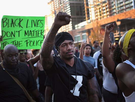 Nick Cannon Joins Protesters in St. Louis