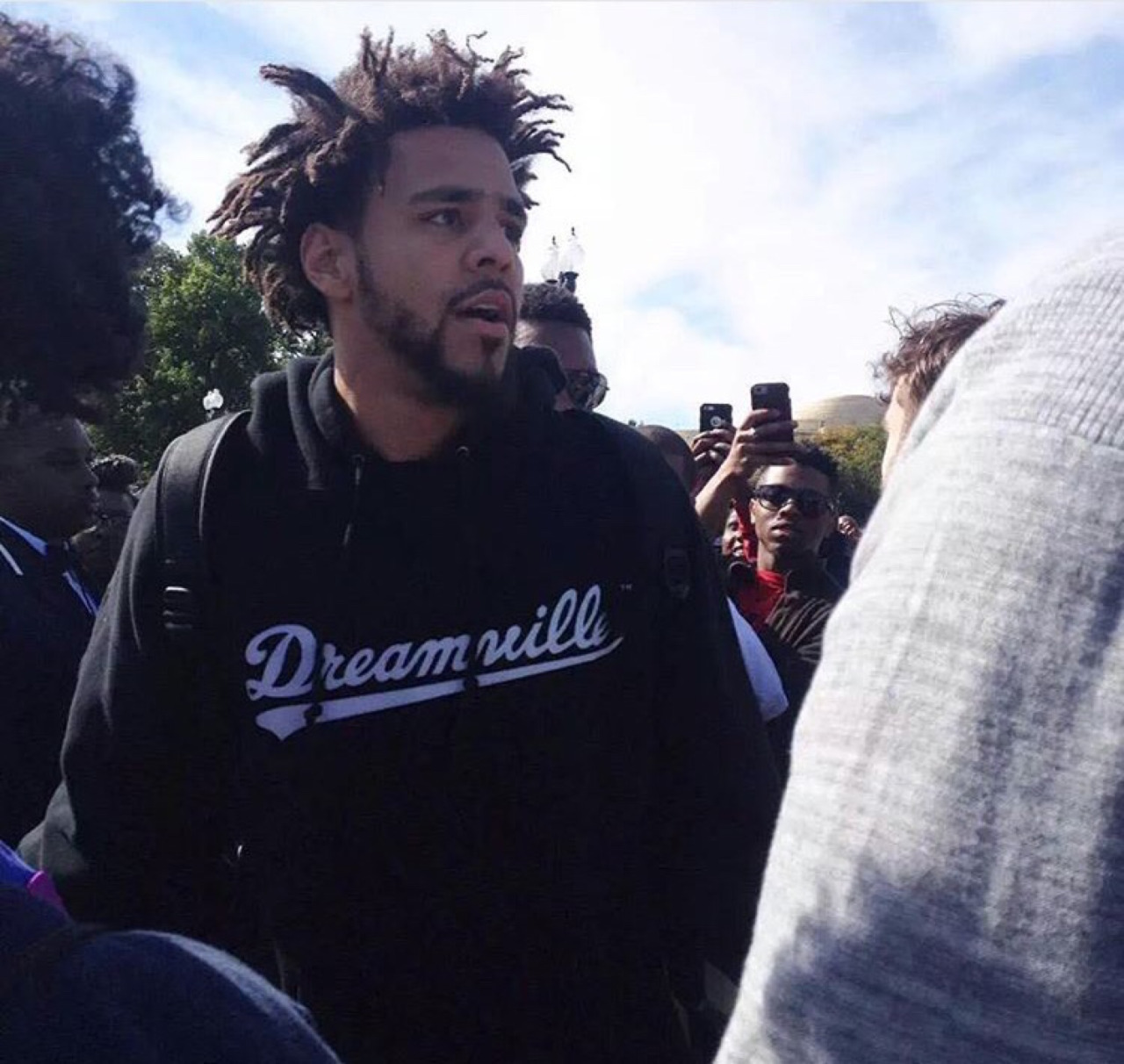 J.Cole J Attends Million Man March