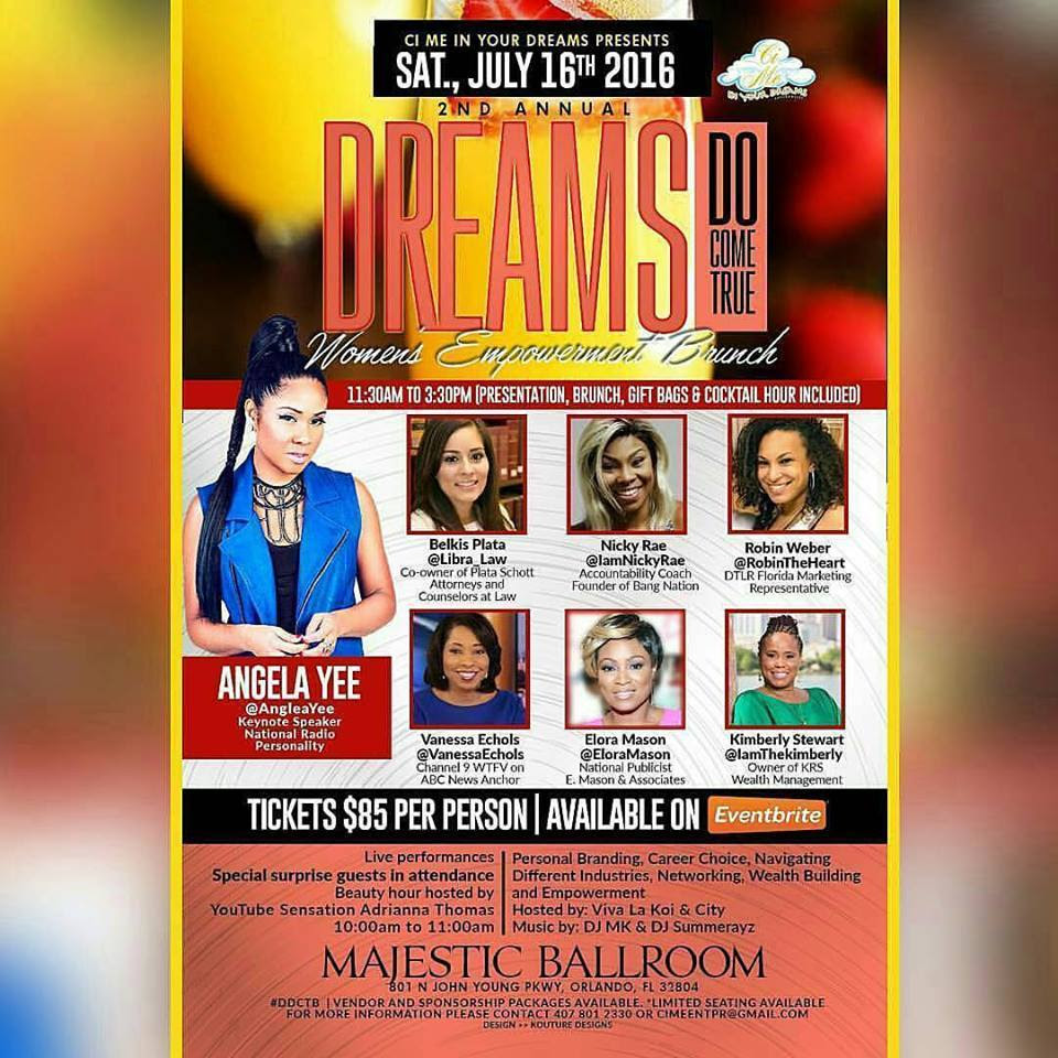 [Event] 2nd Annual Dreams Do Come True Brunch w/ Angela Yee