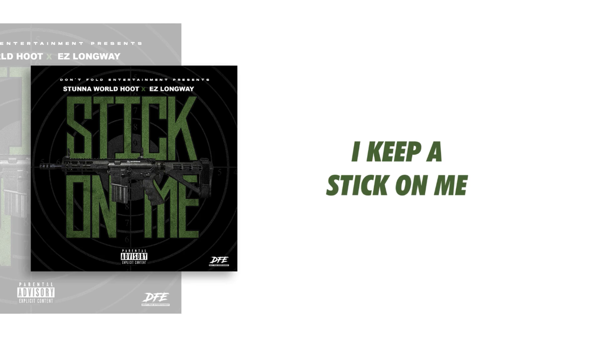Stunna World Hoot - Stick on Me Lyric Video