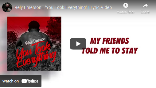 Rely Emerson - You Took Everything Lyric Video
