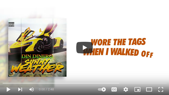 Din Dinero - Sunny Weather Lyric Video