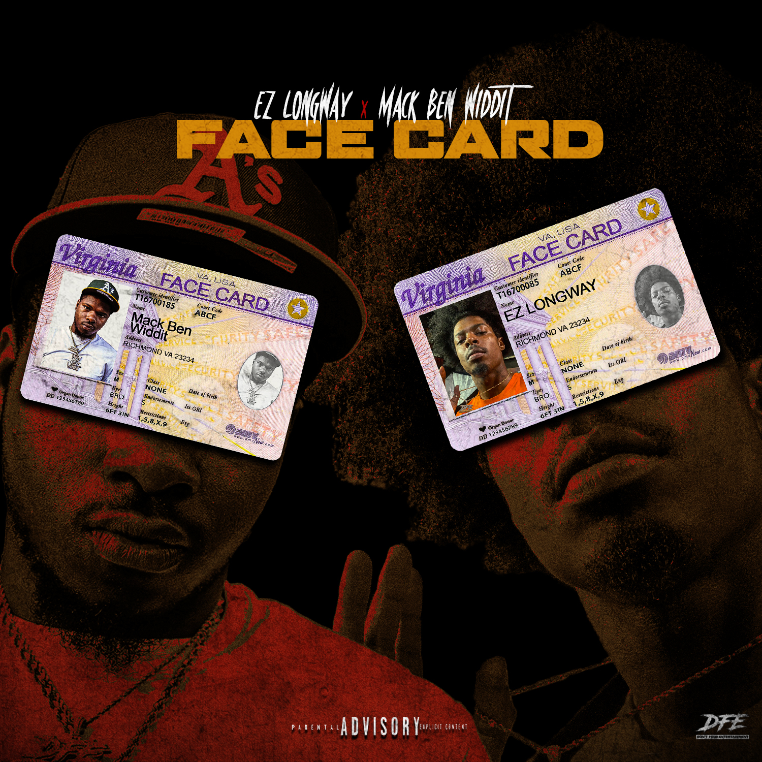 EZ Longway - Face Card ft Mack Ben Widdit Single