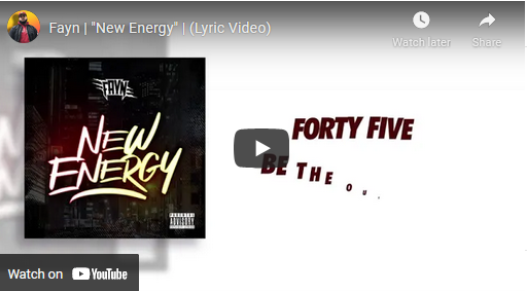 Fayn - New Energy Lyric Video