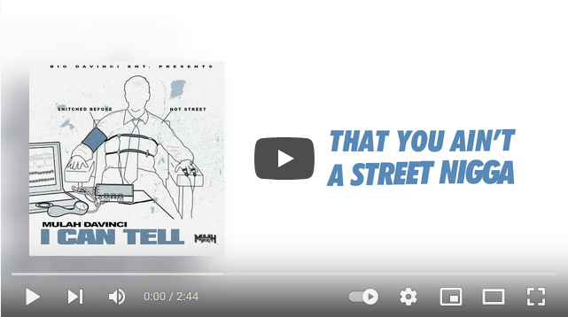 Mulah Davinci - I Can Tell Lyric Video