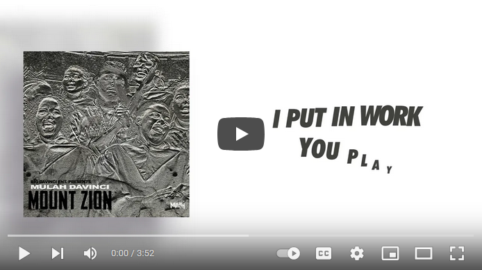 Mulah Davinci - Mount Zion Lyric Video